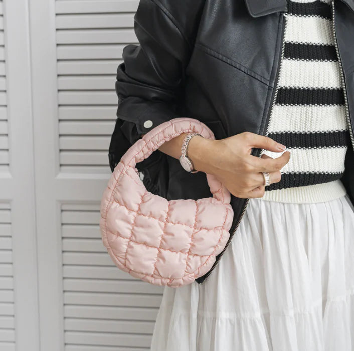 Nylon Puff Handbag