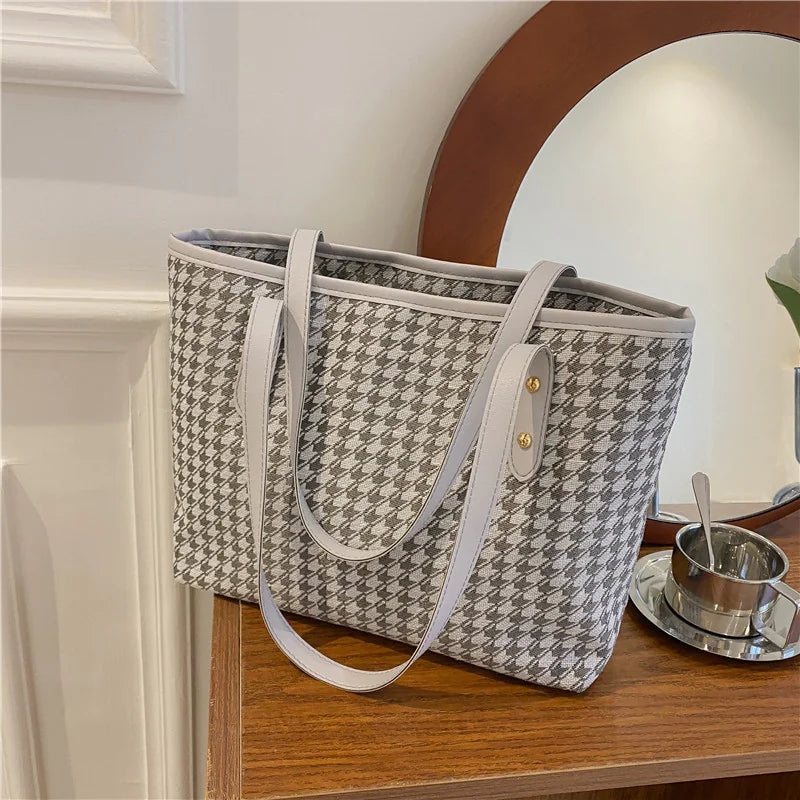 Versatile Houndstooth Bag