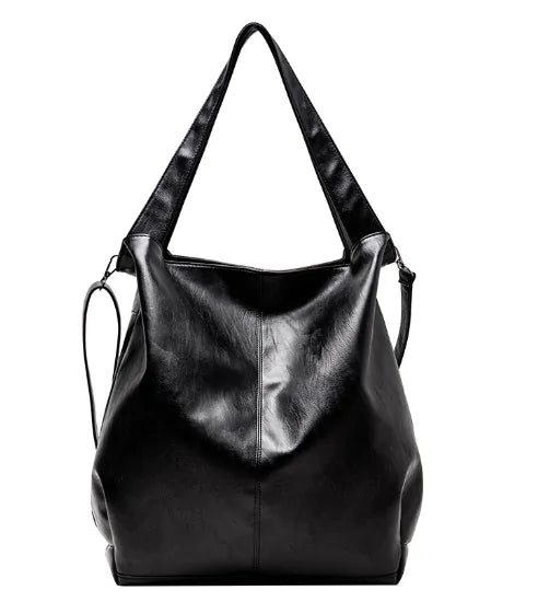 Chic PU Leather Tote: Elegant Everyday Bag