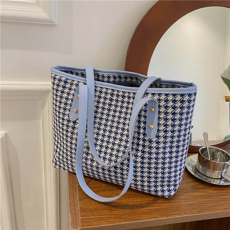 Versatile Houndstooth Bag