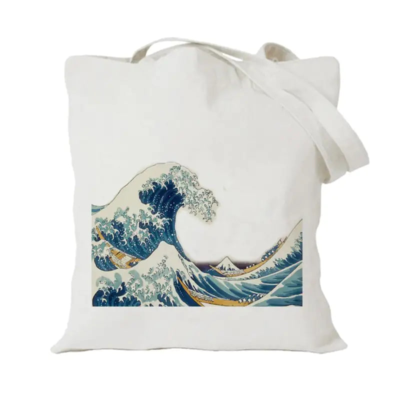 Ride the waves Tote Bag