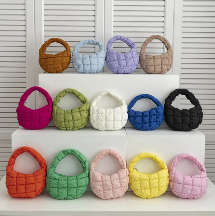 Nylon Puff Handbag