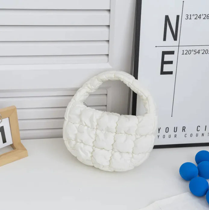 Nylon Puff Handbag