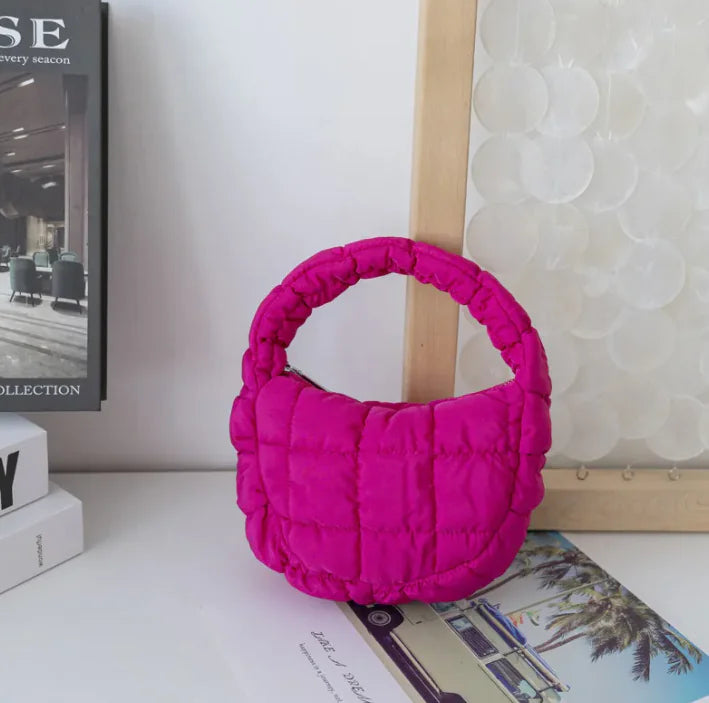 Nylon Puff Handbag