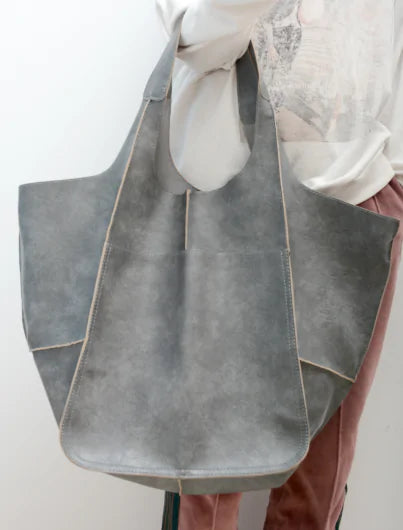 Chic PU Leather Tote: Elegant Everyday Bag