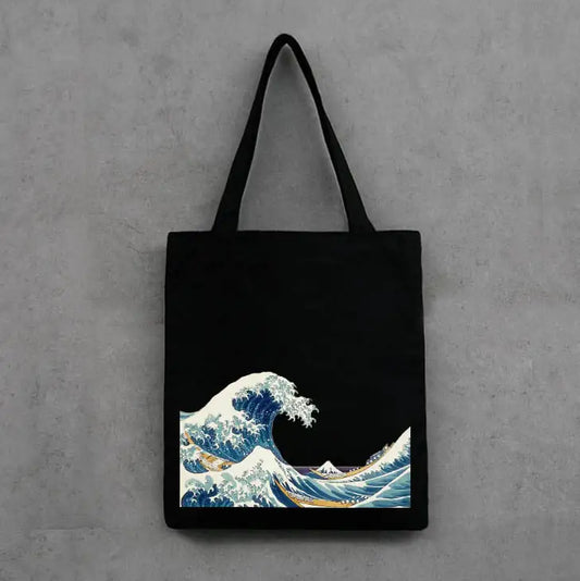 Ride the waves Tote Bag