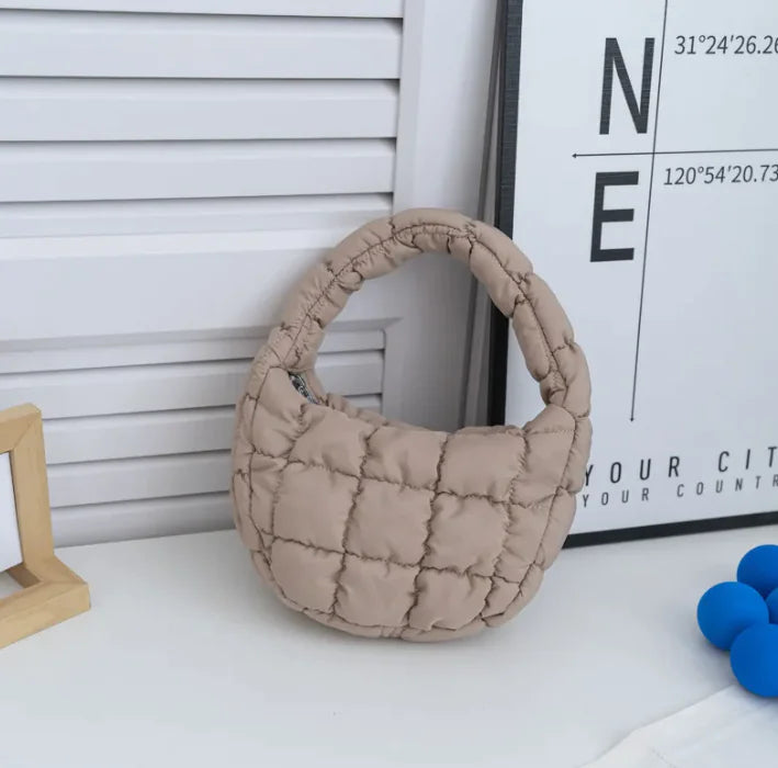 Nylon Puff Handbag