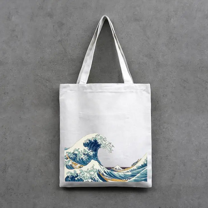 Ride the waves Tote Bag